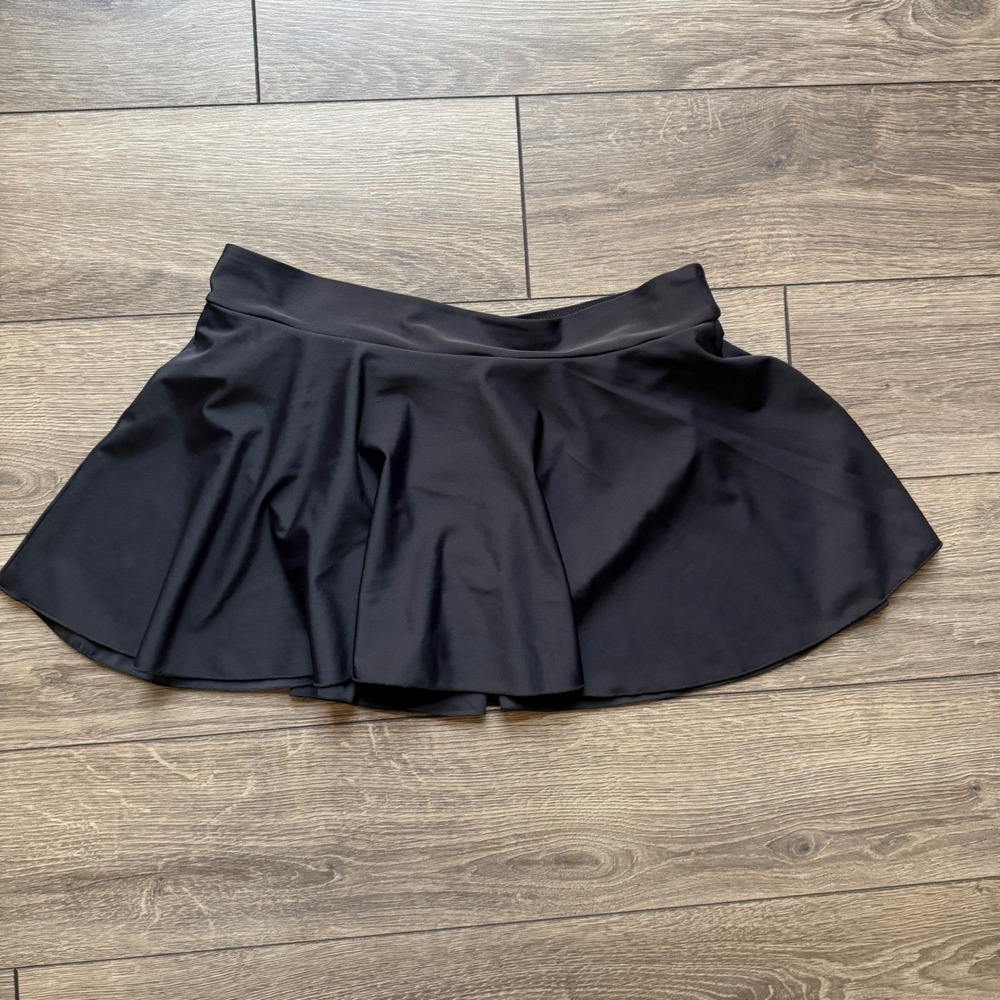 Your Best Look Womens Black Swim Skirt with Attached‎ Brief Size 10